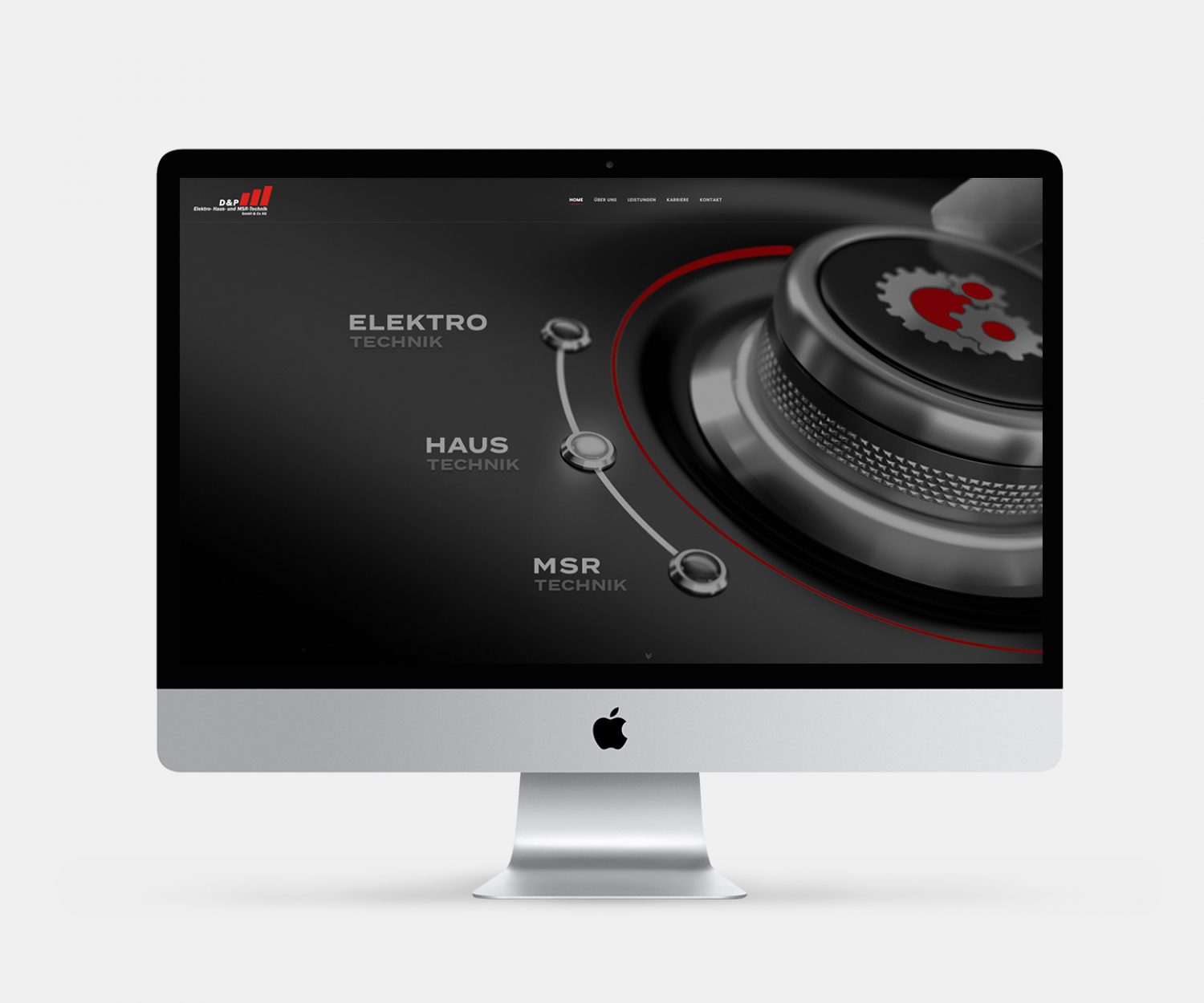 Kundenreferenz D&P Technik Webseite