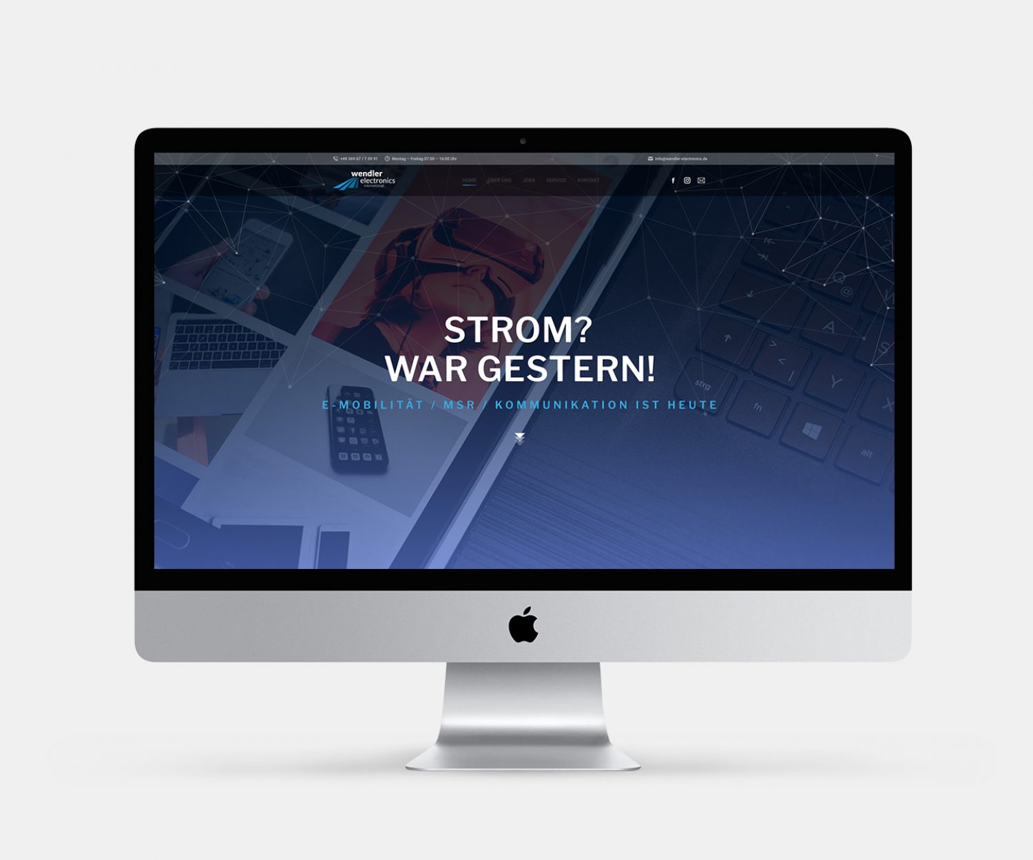 Kundenreferenz Wendler Electronics Webseite
